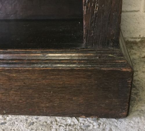 PAIR OF EDWARDIAN OAK BOOK SHELVES - ADDITIONAL PHOTO 5