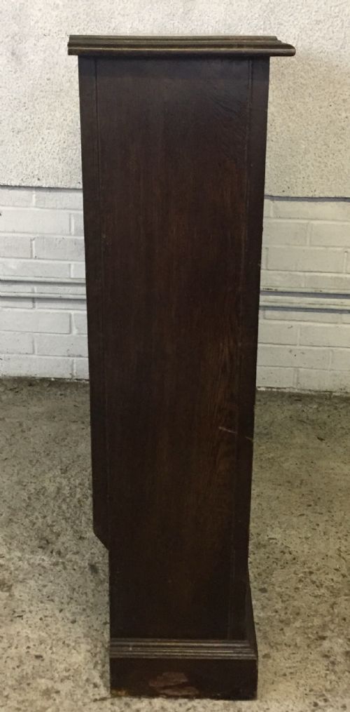 PAIR OF EDWARDIAN OAK BOOK SHELVES - ADDITIONAL PHOTO 7