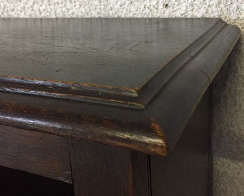 PAIR OF EDWARDIAN OAK BOOK SHELVES - ADDITIONAL PHOTO 11