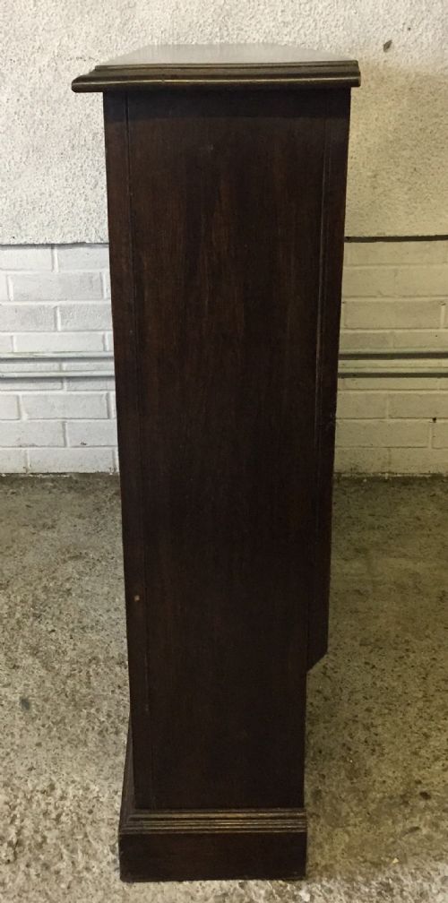 PAIR OF EDWARDIAN OAK BOOK SHELVES - ADDITIONAL PHOTO 14