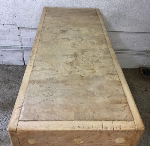 EARLY 20TH CENTURY BUTCHERS BLOCK ON BASE - ADDITIONAL PHOTO 2