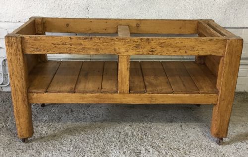 EARLY 20TH CENTURY BUTCHERS BLOCK ON BASE - ADDITIONAL PHOTO 6