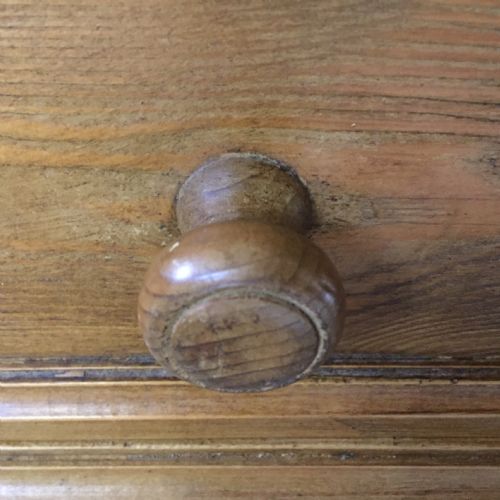 PINE CUPBOARD INTERNALLY FITTED WITH PIGEON HOLES - ADDITIONAL PHOTO 7