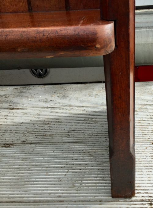 VICTORIAN PITCH PINE CHURCH PEW - ADDITIONAL PHOTO 6