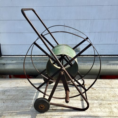 circa 1920 country house hose reel trolley - CATEGORY: ANTIQUE MISCELLANEOUS - DATED 1920
