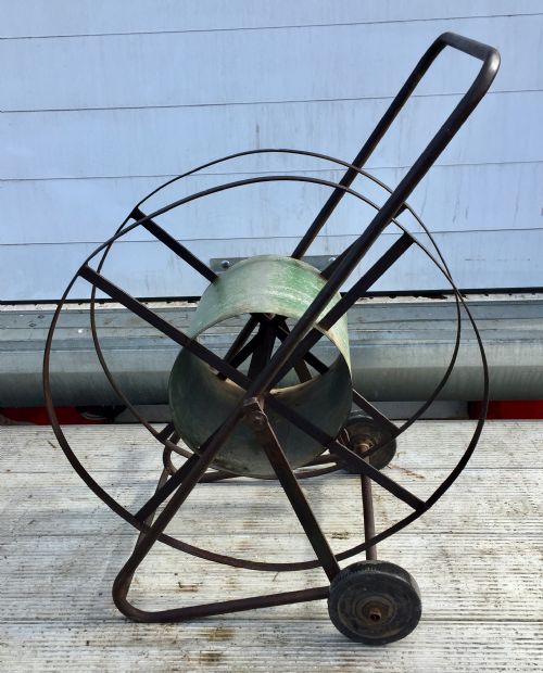 CIRCA 1920 COUNTRY HOUSE HOSE REEL TROLLEY - ADDITIONAL PHOTO 2
