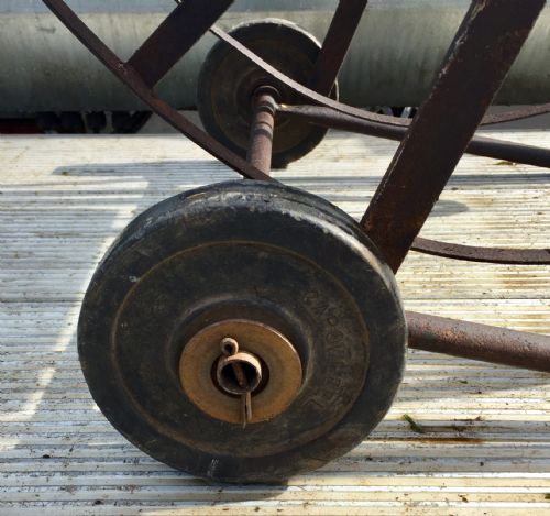 CIRCA 1920 COUNTRY HOUSE HOSE REEL TROLLEY - ADDITIONAL PHOTO 7