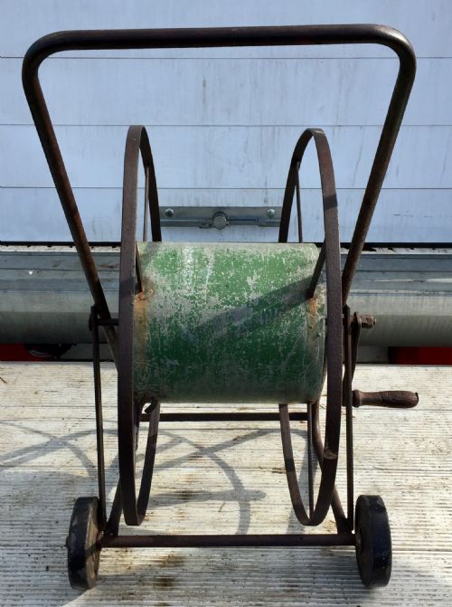 CIRCA 1920 COUNTRY HOUSE HOSE REEL TROLLEY - ADDITIONAL PHOTO 8