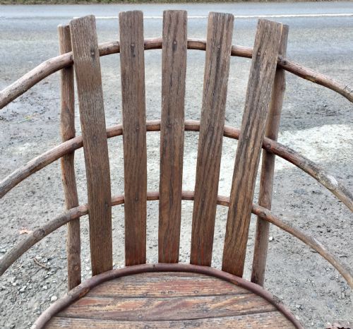 MATCHING SET OF AMERICAN PORCH STICK FURNITURE COMPRISING 2 ROCKERS 2 ARM CHAIRS AND A BENCH - ADDITIONAL PHOTO 9