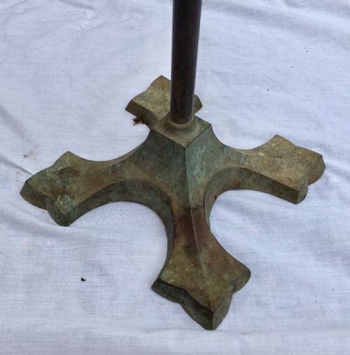 CIRCA 1830 COPPER WEATHER VANE ON LATER BASE - ADDITIONAL PHOTO 12