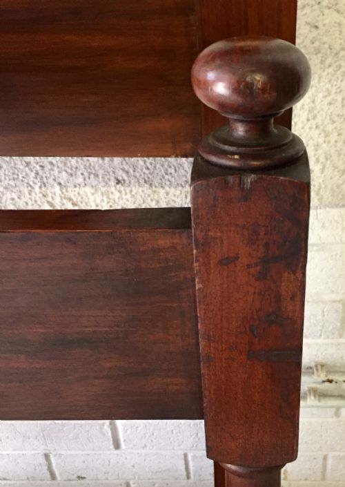 EDWARDIAN MAHOGANY HALL STAND WITH ORIGINAL ART NOUVEAU STYLE HOOKS - ADDITIONAL PHOTO 6