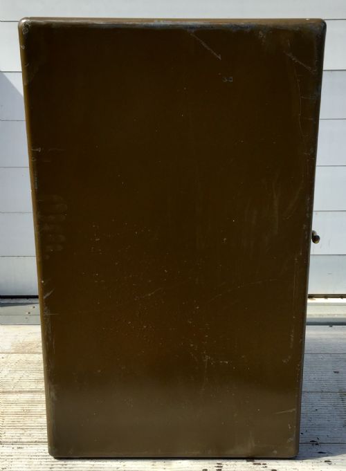 EARLY 20TH CENTURY SAFE COMPLETE WITH KEY - ADDITIONAL PHOTO 13