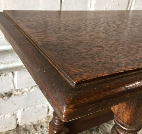 EDWARDIAN 1910 OAK FORM BENCH - ADDITIONAL PHOTO 5