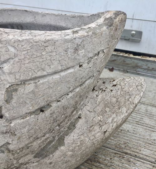 CIRCA 1920 FRENCH SWAN PLANTER WITH ORIGINAL PAINT - ADDITIONAL PHOTO 7