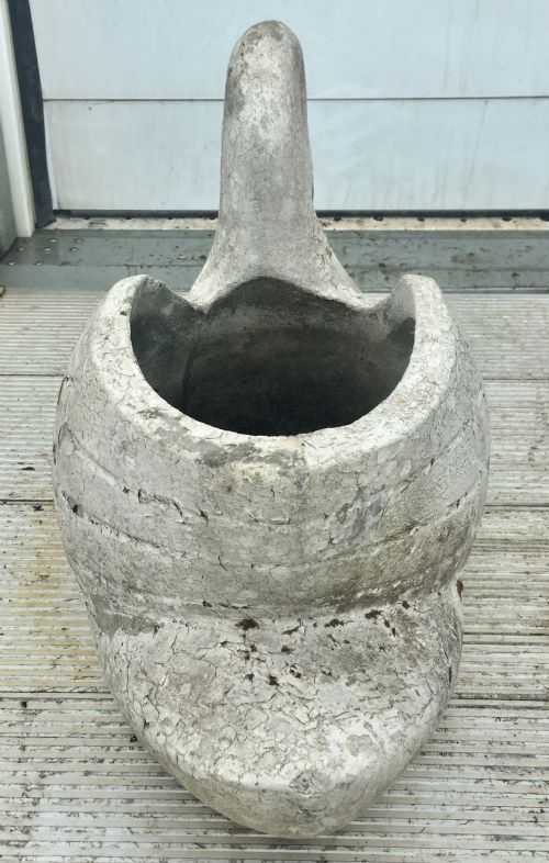CIRCA 1920 FRENCH SWAN PLANTER WITH ORIGINAL PAINT - ADDITIONAL PHOTO 8