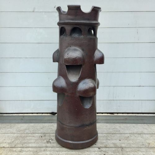 victorian salt glazed chimney pot - CATEGORY: ANTIQUE MISCELLANEOUS - DATED VICTORIAN