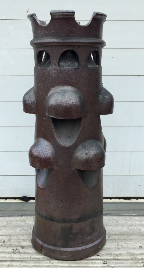 VICTORIAN SALT GLAZED CHIMNEY POT - ADDITIONAL PHOTO 7
