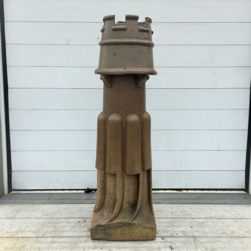 victorian salt glazed chimney pot - CATEGORY: ANTIQUE MISCELLANEOUS - DATED VICTORIAN
