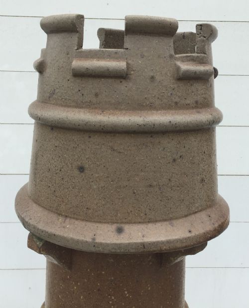 VICTORIAN SALT GLAZED CHIMNEY POT - ADDITIONAL PHOTO 1