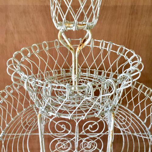 VICTORIAN WIREWORK PLANT STAND - ADDITIONAL PHOTO 3