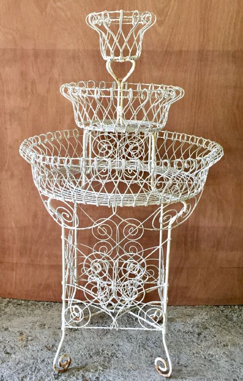 VICTORIAN WIREWORK PLANT STAND - ADDITIONAL PHOTO 10