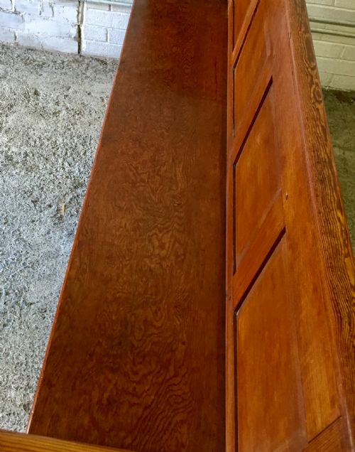 VICTORIAN PITCH PINE PEW - ADDITIONAL PHOTO 3