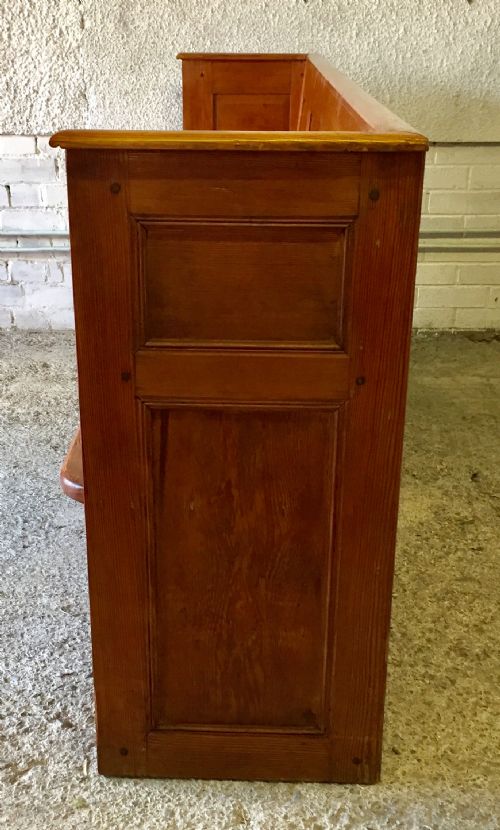 VICTORIAN PITCH PINE PEW - ADDITIONAL PHOTO 6