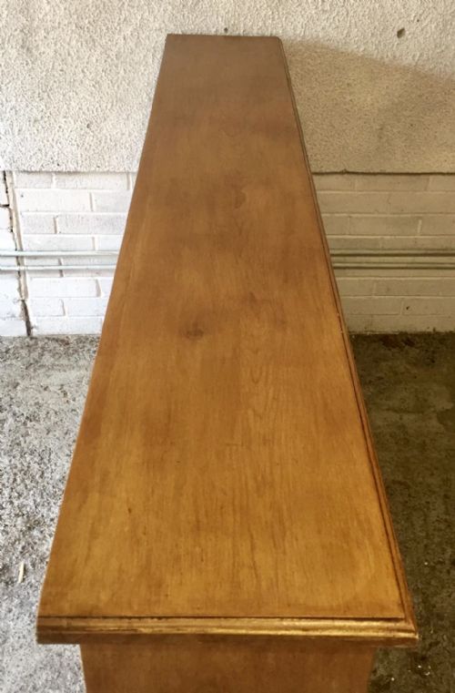 VICTORIAN PINE BOOKCASE WITH 2 ADJUSTABLE SHELVES - ADDITIONAL PHOTO 2