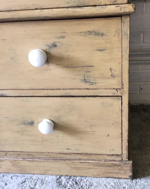19TH CENTURY HOUSEKEEPER'S CUPBOARD IN ORIGINAL PAINT - ADDITIONAL PHOTO 9