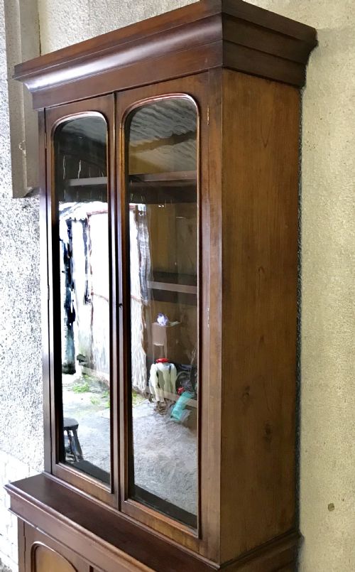 VICTORIAN MAHOGANY BOOKCASE - ADDITIONAL PHOTO 13