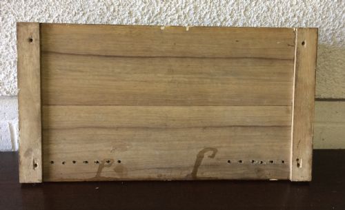 CIRCA 1900 SERVANTS BELL BOARD BOX IN MAHOGANY CASE WITH GLASS PANEL - ADDITIONAL PHOTO 15
