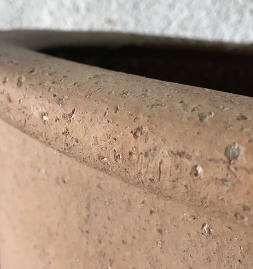 19TH CENTURY TERRACOTTA SALTER WITH SALT GLAZED INTERIOR - ADDITIONAL PHOTO 4