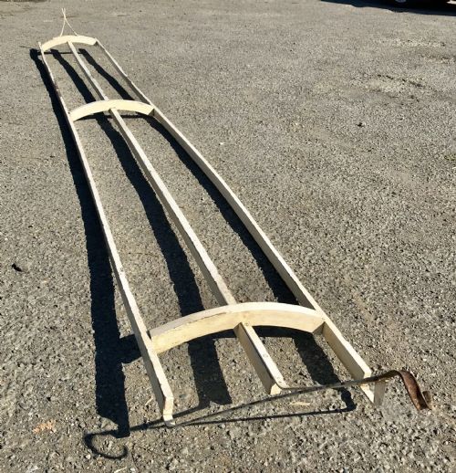 LONG 16' VICTORIAN PINE CLOTHES AIRER - ADDITIONAL PHOTO 3