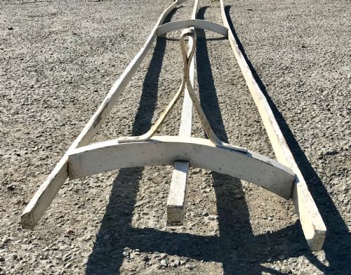 LONG 16' VICTORIAN PINE CLOTHES AIRER - ADDITIONAL PHOTO 7