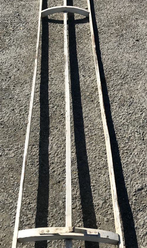 LONG 16' VICTORIAN PINE CLOTHES AIRER - ADDITIONAL PHOTO 8
