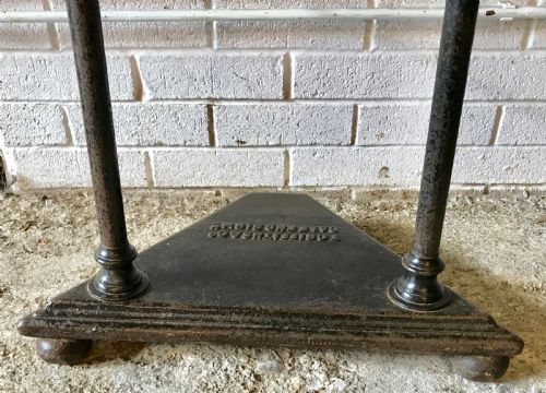 CIRCA 1900 SHOP DISPLAY STAND MADE OF IRON AND WITH BRASS FINIALS - ADDITIONAL PHOTO 11
