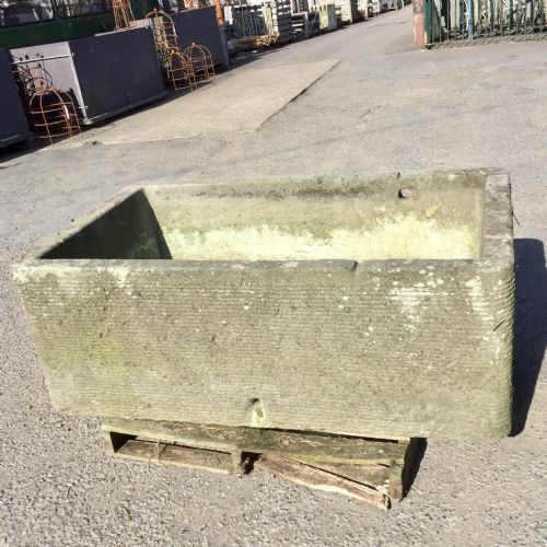 hand chiselled pennant stone trough - CATEGORY: ANTIQUE MISCELLANEOUS - DATED 19TH CENTURY