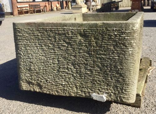 HAND CHISELLED PENNANT STONE TROUGH - ADDITIONAL PHOTO 5