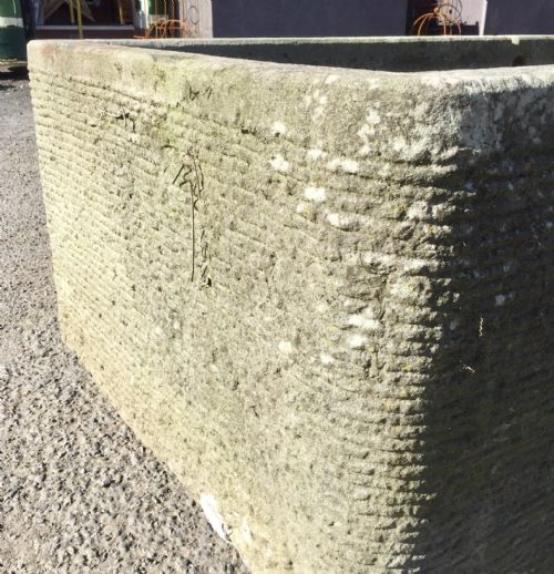 HAND CHISELLED PENNANT STONE TROUGH - ADDITIONAL PHOTO 6