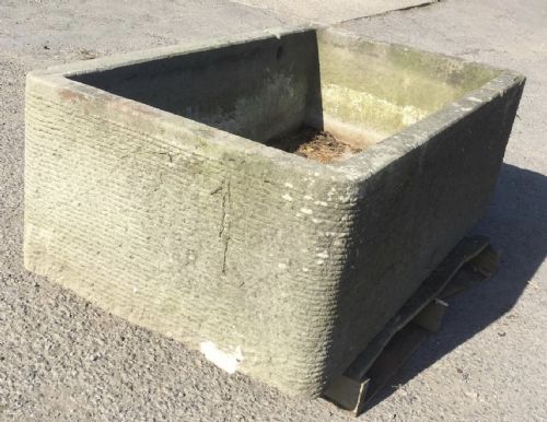 HAND CHISELLED PENNANT STONE TROUGH - ADDITIONAL PHOTO 9