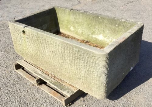 HAND CHISELLED PENNANT STONE TROUGH - ADDITIONAL PHOTO 10
