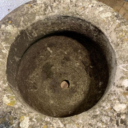 SET OF 7 CIRCA 1920 COMPOSITION STONE POTS - ADDITIONAL PHOTO 11