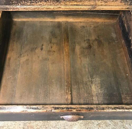 19TH CENTURY PRINTERS TABLE IN ORIGINAL FINISH - ADDITIONAL PHOTO 7