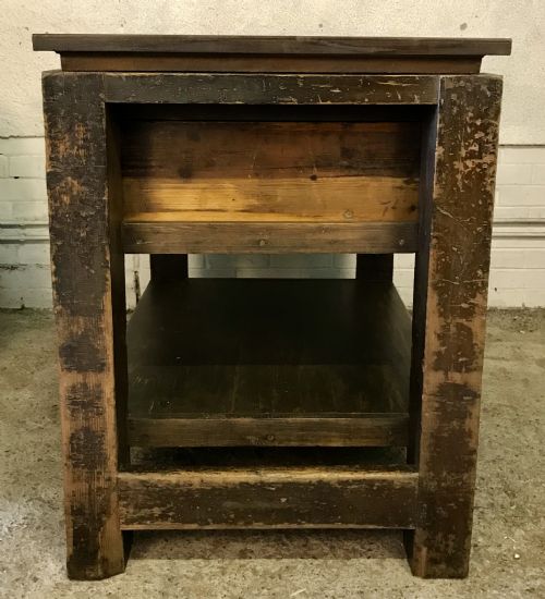 19TH CENTURY PRINTERS TABLE IN ORIGINAL FINISH - ADDITIONAL PHOTO 10