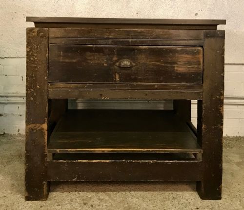 19TH CENTURY PRINTERS TABLE IN ORIGINAL FINISH - ADDITIONAL PHOTO 12