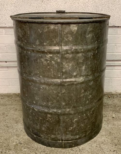 EARLY 20TH CENTURY GALVANISED FEED BIN - ADDITIONAL PHOTO 8