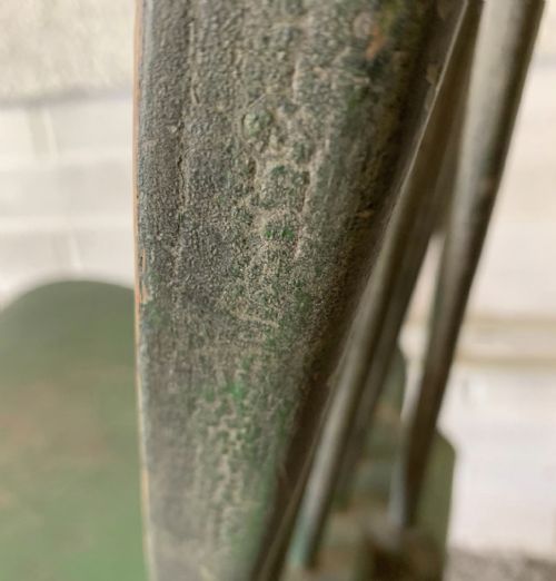 19TH CENTURY WEST COUNTRY YEALMPTON STICK BACK CHAIR IN ORIGINAL PAINT - ADDITIONAL PHOTO 7