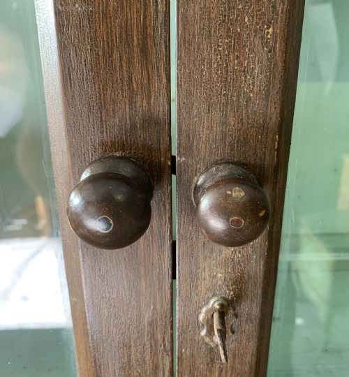 VICTORIAN WEST COUNTRY GLAZED TOP DRESSER IN ORIGINAL PAINT FINISH - ADDITIONAL PHOTO 5