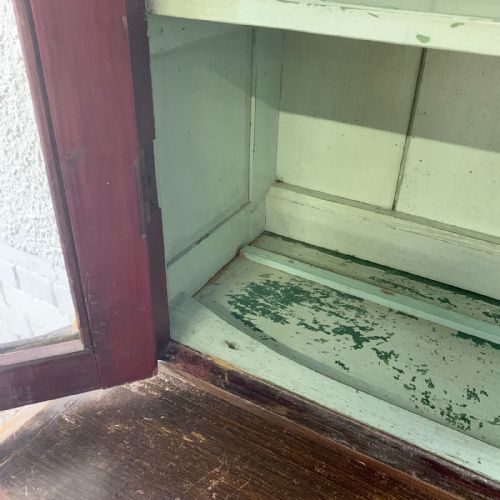 VICTORIAN WEST COUNTRY GLAZED TOP DRESSER IN ORIGINAL PAINT FINISH - ADDITIONAL PHOTO 6