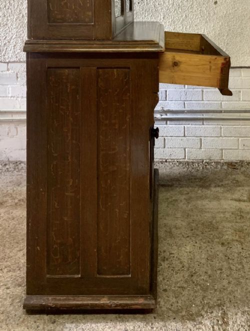 VICTORIAN WEST COUNTRY GLAZED TOP DRESSER IN ORIGINAL PAINT FINISH - ADDITIONAL PHOTO 18